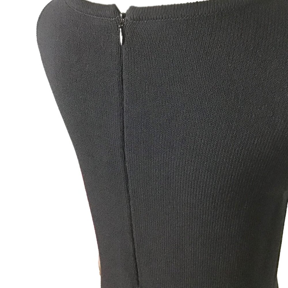 St. John Classic Black Mini Dress - Picture 6 of 7
